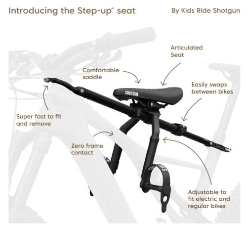 Dětská sedačka Shotgun Step-Up Pro