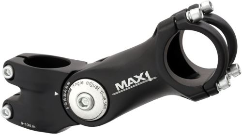 Stavitelný představec MAX1 60°/31,8 mm černý