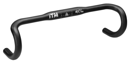 Silniční řidítka ITM XX7 Wing, 31.8/440mm, černá