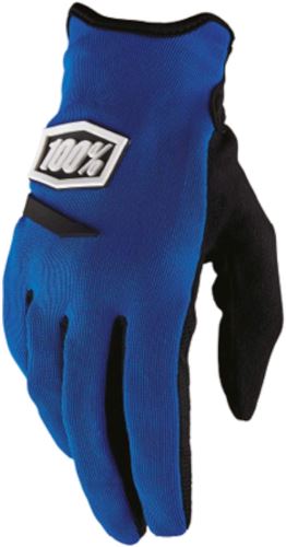 Celoprstové rukavice 100% ridecamp, modré, LG