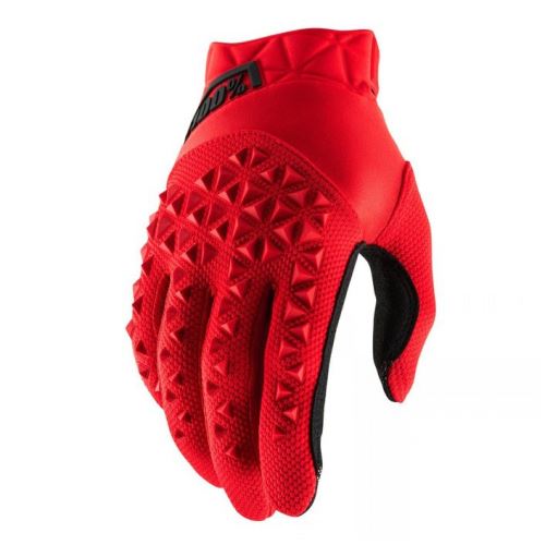Dětské rukavice 100% Airmatic, různé velikosti, červeno/černá