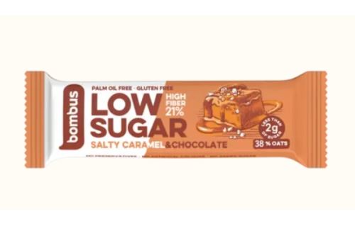tyčinka Bombus Low Sugar ovesná 40g sl. karamel+čokoláda bezlepková