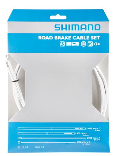 Kabelový set brzdový s lanky Shimano SIL-TEC SLR - Různé barvy