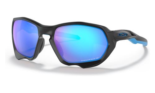 Okulary Oakley Plasma, matowa czerń / szafir Prizm z polaryzacją
