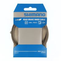 SHIMANO - brzdové lanko s povlakem SIL-TEC 1,6 x 2050 mm nerez ocel + koncovky