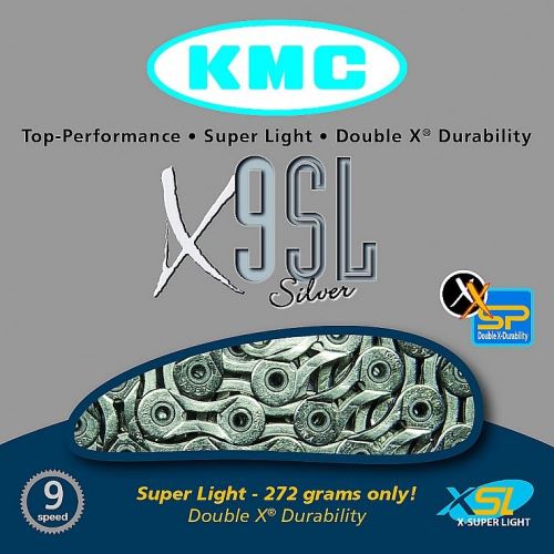 ŁAŃCUCH BOX KMC X-9-SL