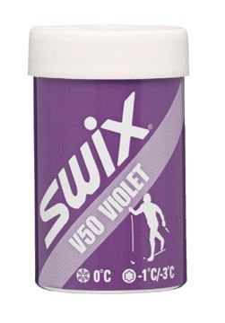 wosk SWIX V50 45g rosnący fiolet 0 ° C