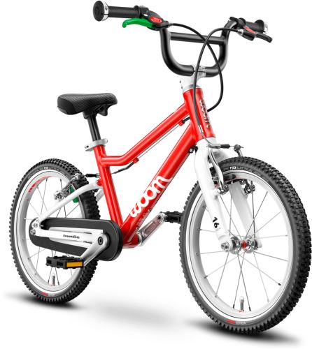 Rower dziecięcy Woom 3 czerwony 16" 2022 - test