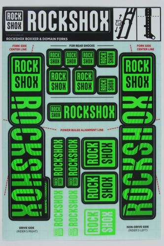 Naklejki RockShox - 35mm DUAL CROWN NE05 GREEN MY18 - BOXXER / DOMAIN DUAL CROWN