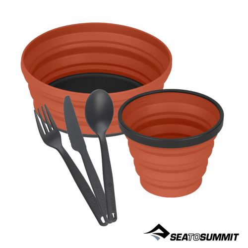 Cestovní set Sea to Summit, x-bowl/x-mug/camp cutlery, různé barvy