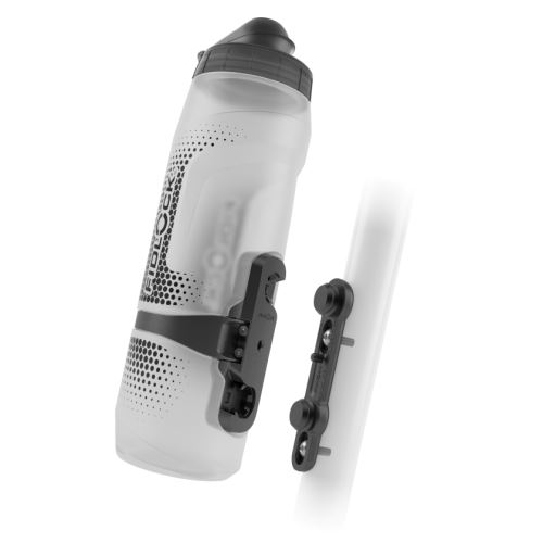 FIDLOCK - set láhve s držákem BOTTLE TWIST 800 ml Transparent White