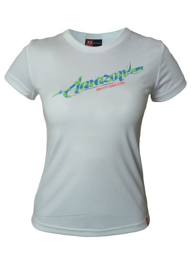 Damska koszulka HAVEN AMAZON biało/zielona