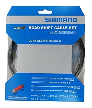 Kabel biegów set-Shimano Dura Ace Bowdena R9100 - czarny