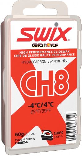 wosk SWIX CH8X 60g czerwony -4 ° / + 4 ° C
