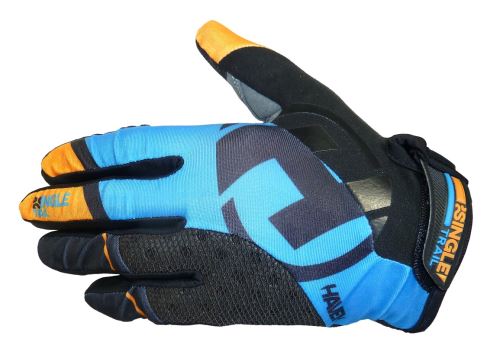 HAVEN SINGLETRAIL Długie rękawiczki, czarno-niebieskie