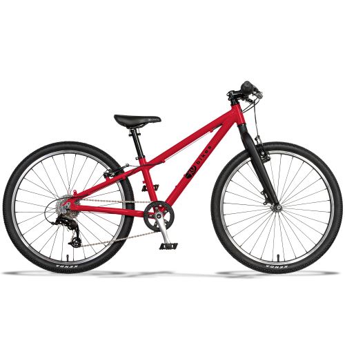 KUBIKES - dětské kolo 24S MTB červená