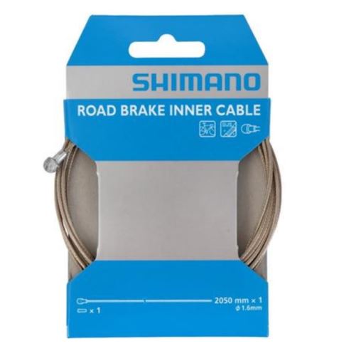 Lanko brzdové Shimano, silniční, nerez ocel, 2050mm/1,6mm