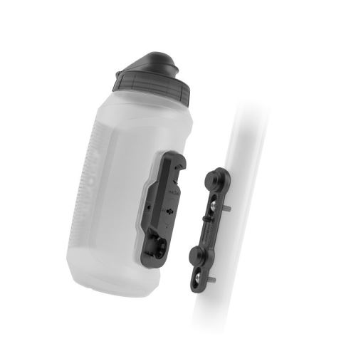 FIDLOCK - set láhve s držákem BOTTLE TWIST 750 ml Transparent White