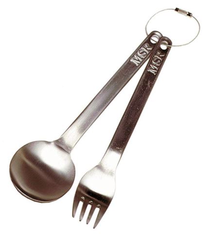łyżki i widelce MSR Titan Fork & Spoon