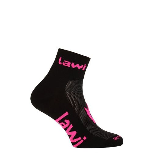 Ponožky Lawi Zorbig krátké, Black/Pink