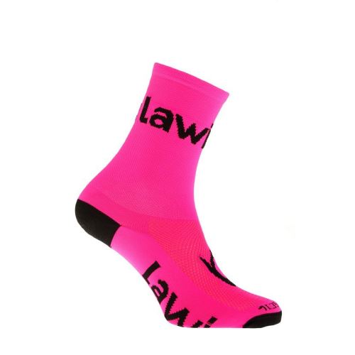 Ponožky Lawi Zorbig dlouhé, Fluo Pink