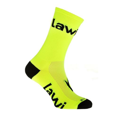Ponožky Lawi Zorbig dlouhé, Fluo Yellow