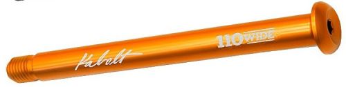 Pevná osa Kabolt, přední, 15x110mm, oranžová