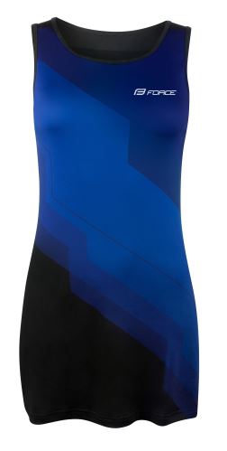 sukienka sportowa FORCE ABBY, niebiesko-czarna L
