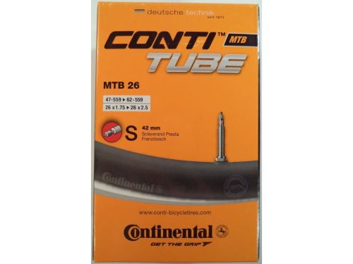 CONTINENTAL - duše MTB 26" FV (galuskový) 42mm