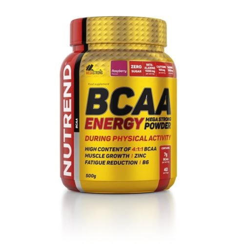Nápoj Nutrend BCAA Energy Mega Strong Powder 500g - Různé příchutě
