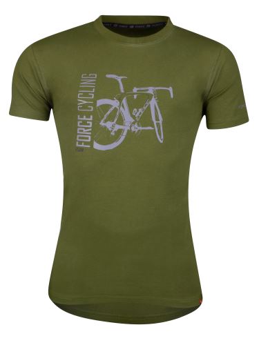 T-shirt FORCE RACE krótki rękaw, zielony