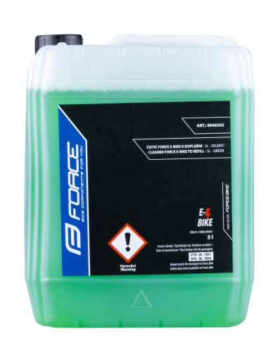 FORCE E-BIKE środek czyszczący do uzupełnienia - 5l - zielony