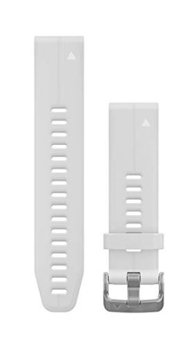 Řemínek Garmin pro fenix5S Plus - QuickFit 20, bílý