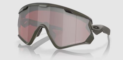 Okulary Oakley Wind Jacket 2.0 Matowe, oliwkowe/Prizm śnieżnoczarne