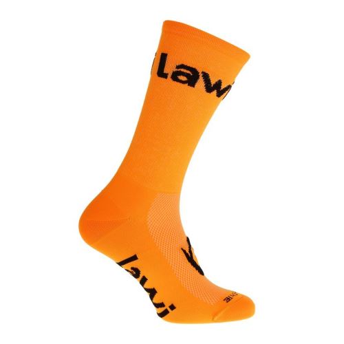 Ponožky Lawi Zorbig dlouhé, Fluo Orange