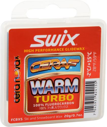 Vosk SWIX FC8XS Cera F Solid Turbo Warm tuhý 20g, -2°C/+15C