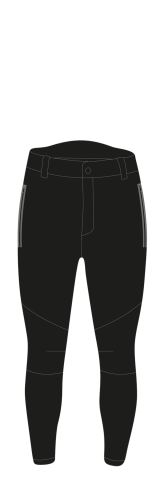 Kalhoty FORCE STORY volné, černé
