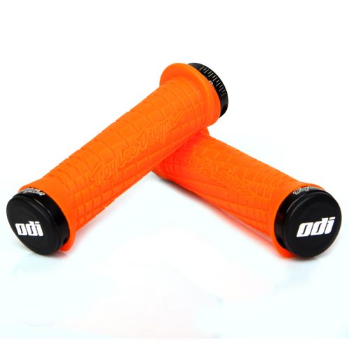 Uchwyty MTB ODI Troy Lee Designs Lock-On bonus pack orange