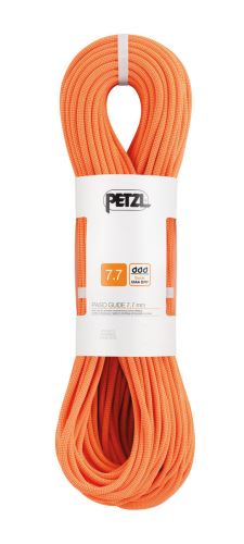 lina PETZL Paso Guide 7,7 pomarańczowy 50 m
