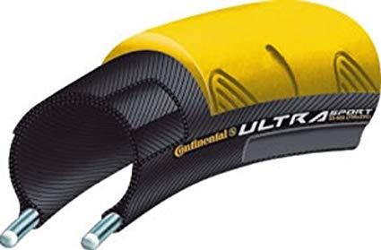 Opona szosowa Continental Ultra Sport 23-622, kevlar - żółta