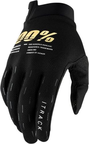 rękawiczki dziecięce 100% ITRACK Youth Gloves, rozmiar Black