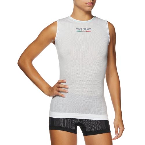 SIXS SML2 funkční odlehčené tričko bez rukávů bílá XXL