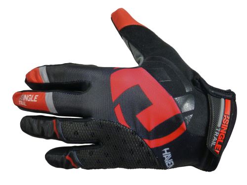 Celoprstové rukavice Haven Singletrail, černo-červené