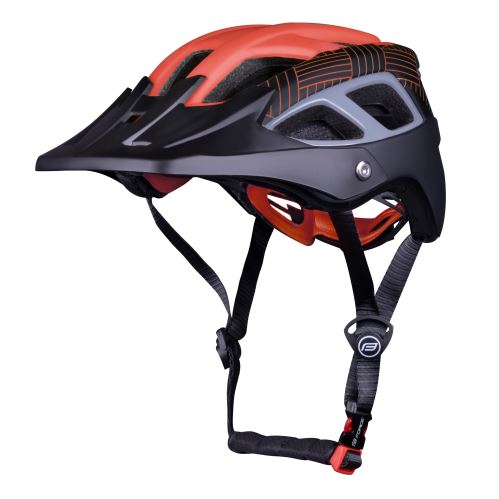 Kask FORES AVES, fluoro-czarny SM