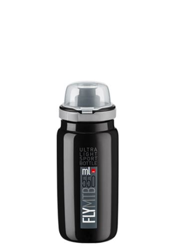 Butelka Elite Fly MTB, 550 ml, czarno-szare logo