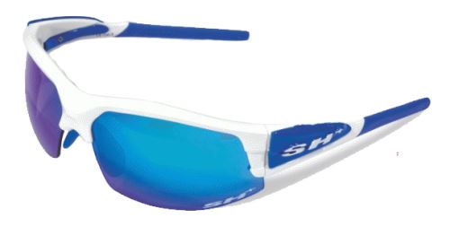 SH + SportGlasses - RG 4720 Białe / niebieskie okulary