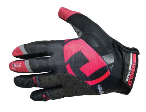 Celoprstové rukavice Haven Singletrail, černo-růžové