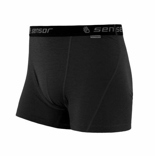 SENSOR - trenky MERINO ACTIVE černá