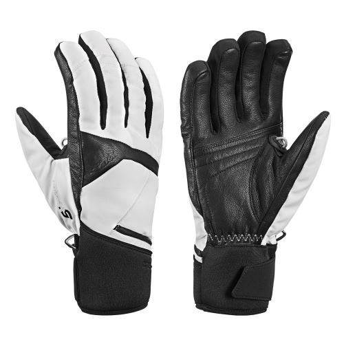Rękawiczki LEKI Equip S GTX Lady czarno-białe 6.0