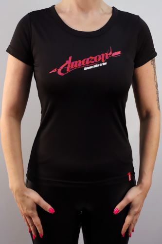 Damska koszulka HAVEN AMAZON czarno/czerwona